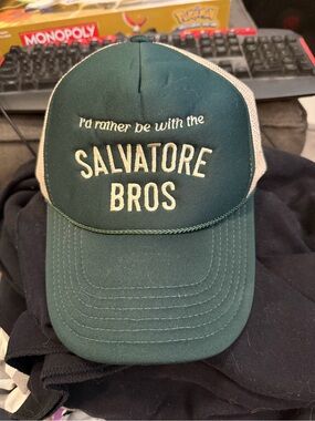 Green 'Salvatore Bros' Trucker Hat